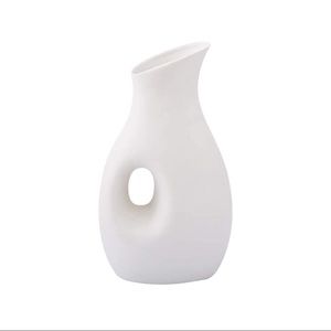 Anding White Ceramic Vase